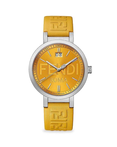 fendi watch fro395|Fendi Forever Fendi 39mm Watch in Stainless Steel .